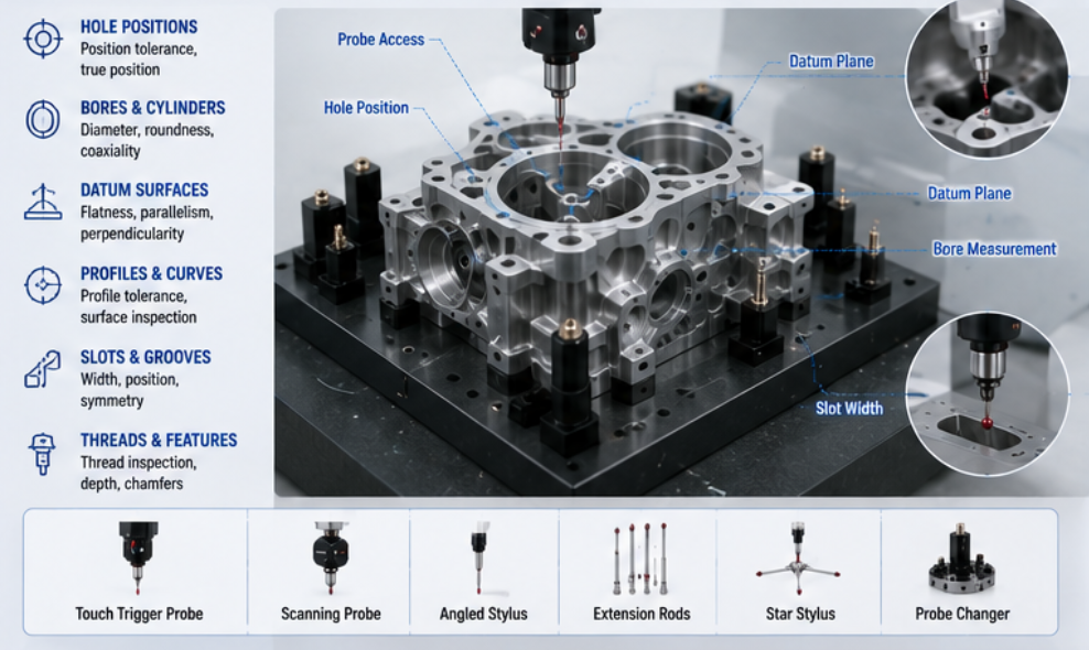 CMM for CNC parts