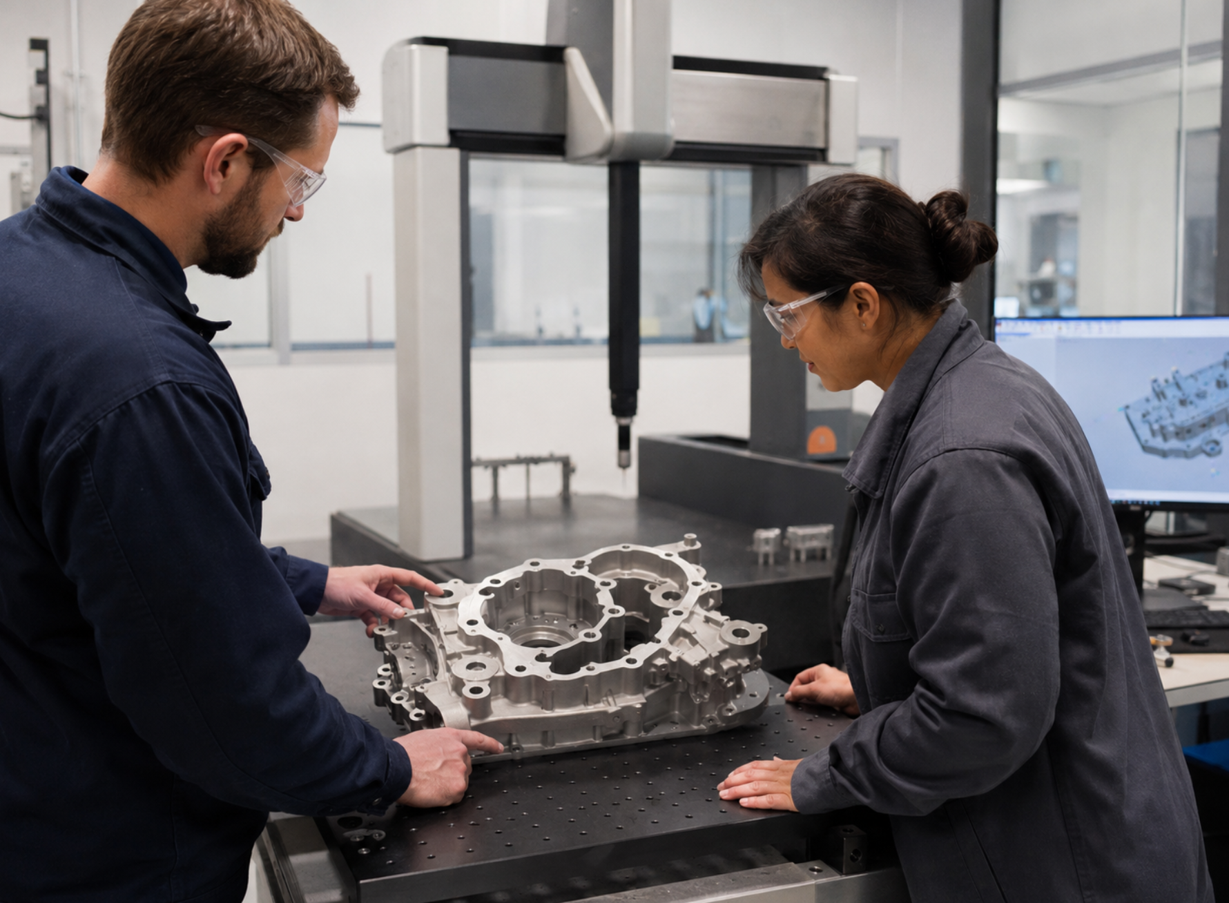 CMM for die casting parts
