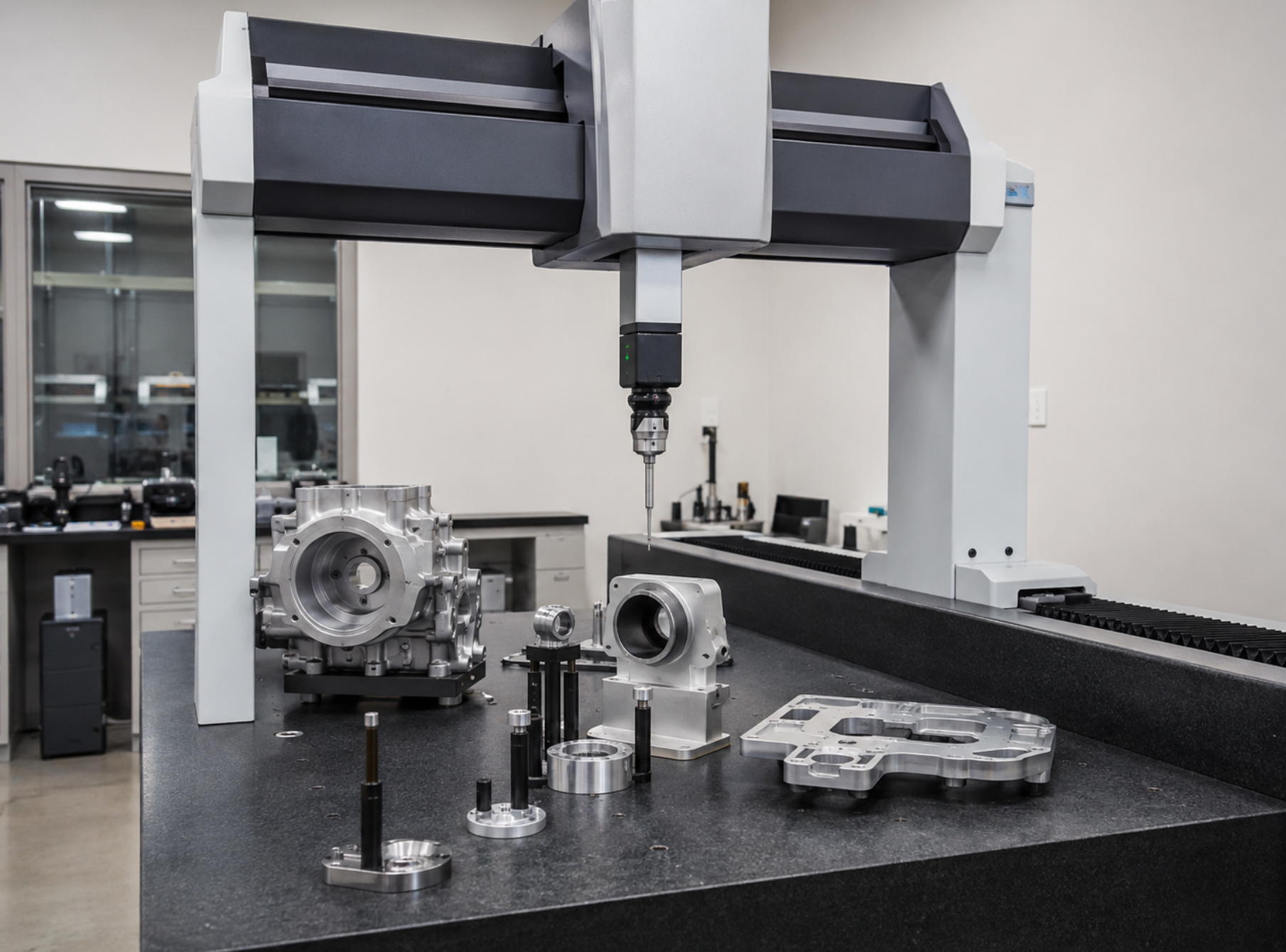 bridge CMM for precision machined parts
