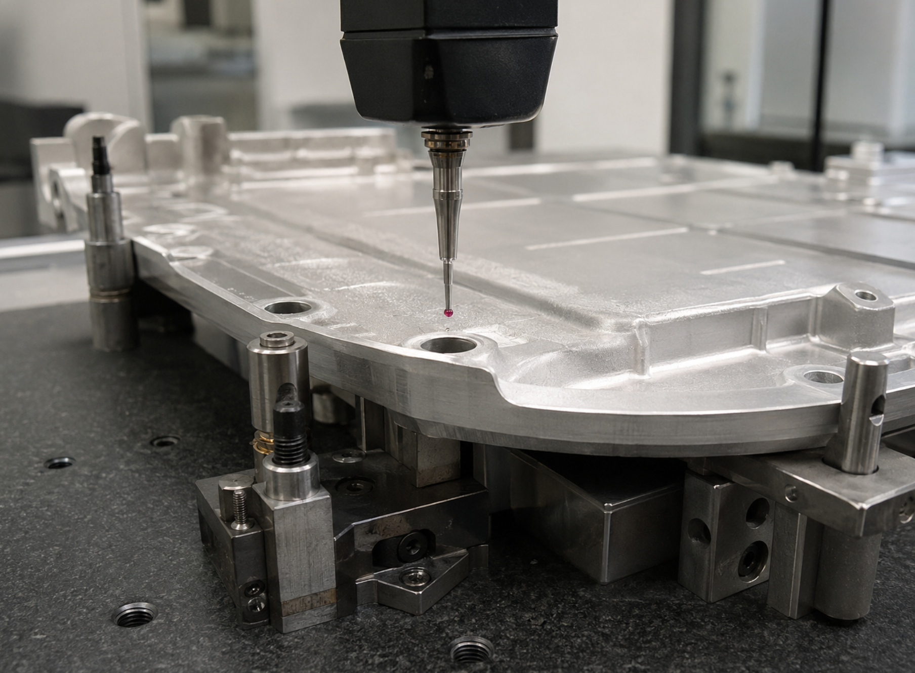 EV battery tray inspection