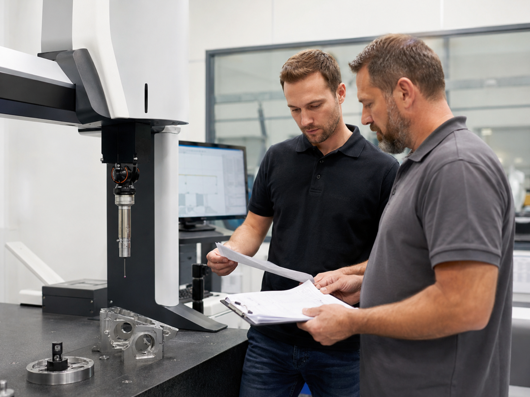 bridge CMM with Renishaw probe