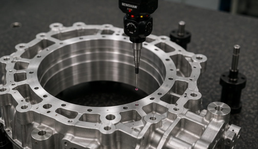 EV motor housing inspection