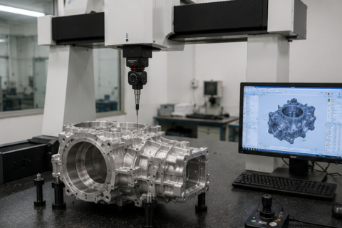 Coordinate Measuring Machine For EV Motor Housing Inspection