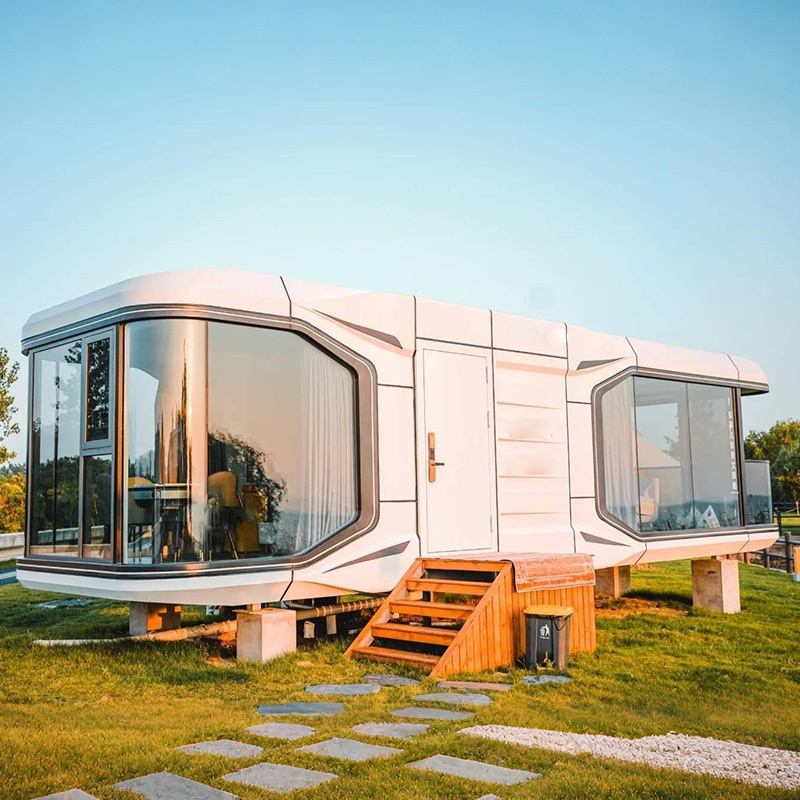 Высокотехнологичный сборный умный дом с двухслойной кабиной. Основные моменты