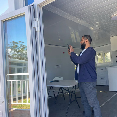 Клиент - общие фотографии: расширяемый контейнерный дом Чжунъюй в США