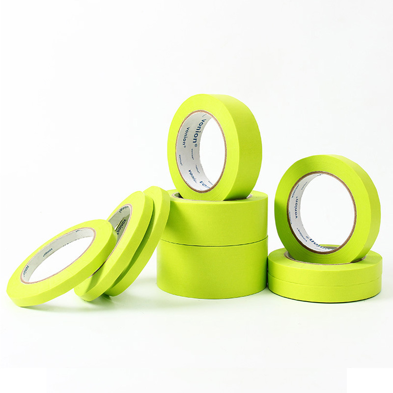 Green Spray Paint Safe-Release Crepe Paper Multi-Surfaces Painters Masking Tape