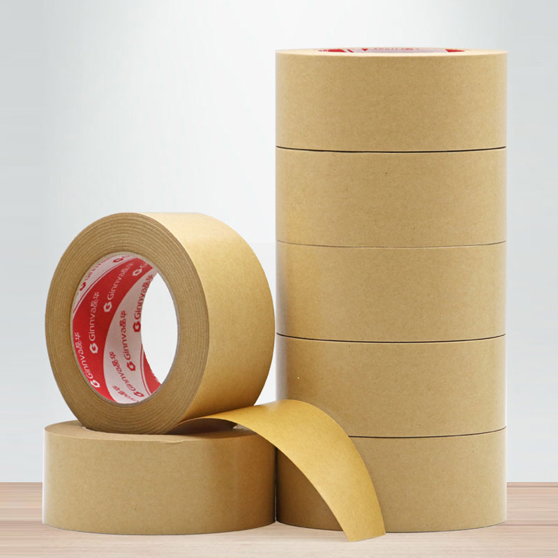 Nature Rubber Glue Printable Gummed Packing Self-Adhesive Kraft Paper Tape