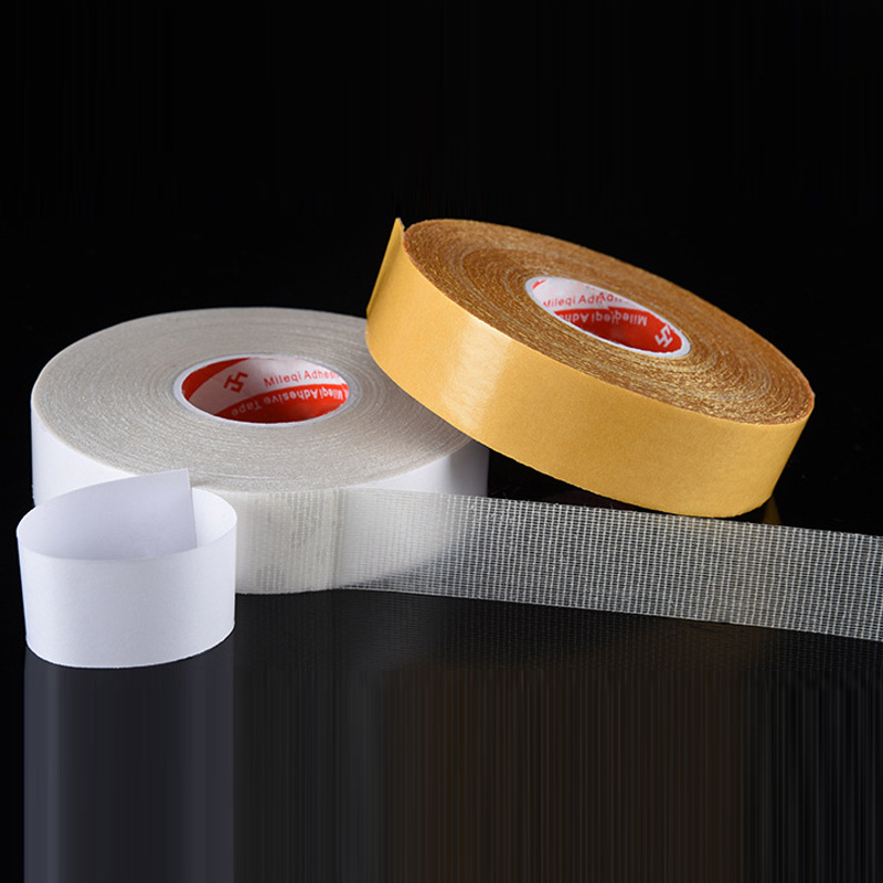 Yellow High Viscosity Self Adhesive Carpet Tape Hot Melt Double Sided Tape