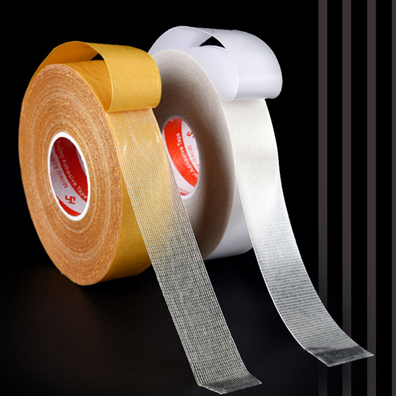 Red High Viscosity Self Adhesive Carpet Tape Hot Melt Double Sided Tape