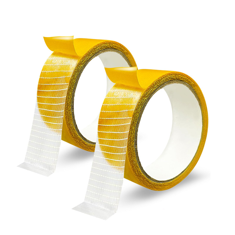 Red High Viscosity Self Adhesive Carpet Tape Hot Melt Double Sided Tape