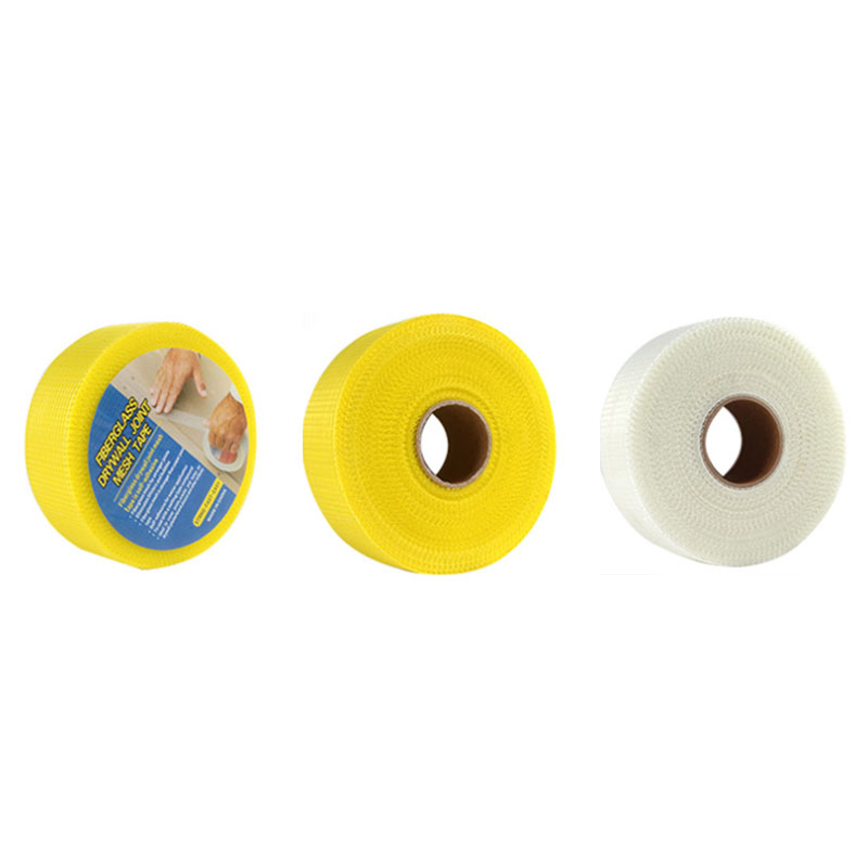 45m*5cm Self Adhesive Reinforced Tape Fiberglass Drywall Fiber Tape Covering Fiberglass Mesh Tape