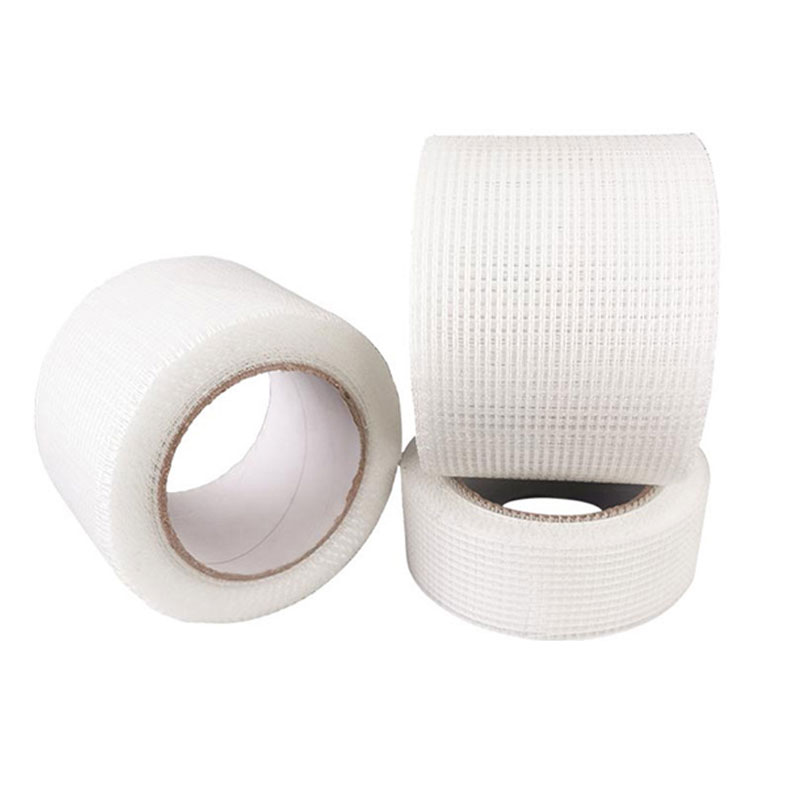 45m*5cm Self Adhesive Reinforced Tape Fiberglass Drywall Fiber Tape Covering Fiberglass Mesh Tape
