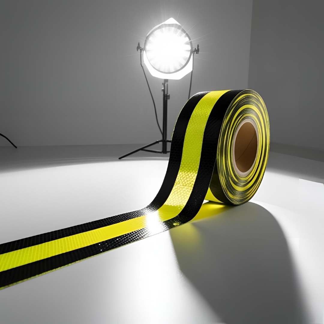 Self Adhesive Heat Transfer Safety Striped Reflective Tape