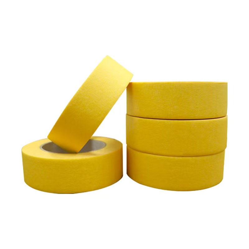 Yellow Washi Acrylic Adhesive Masking Tape Smooth Interior Paint Painters