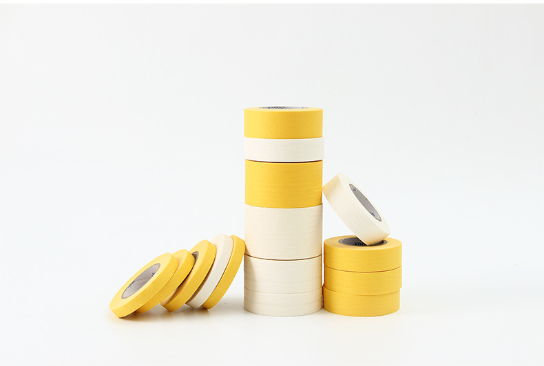 Yellow Washi Acrylic Adhesive Masking Tape Smooth Interior Paint Painters