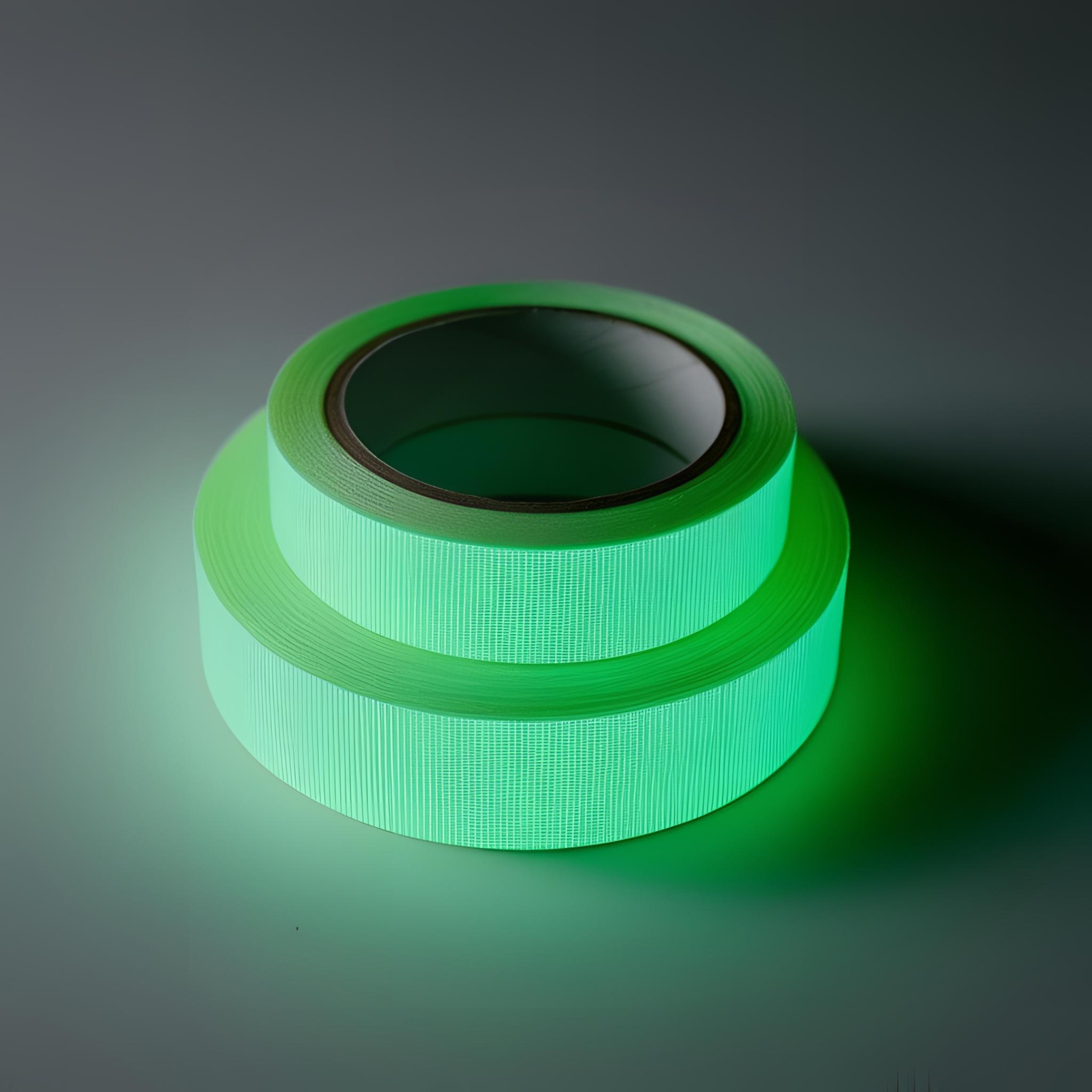 Fluorescent Neon Black Light Luminous Self-adhesive Paper Cotton Cloth Gaffer Luminous Reflective Tape