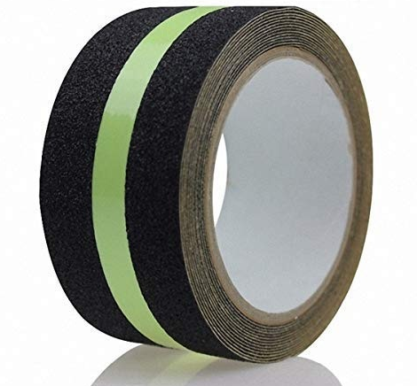 Waterproof Durable Black Luminous Tape Glow Self-adhesive Safety Luminous Anti-slip Tape