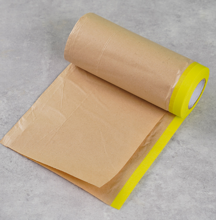Kraft Paper Spray Paint Adhesive Masking Protective Film
