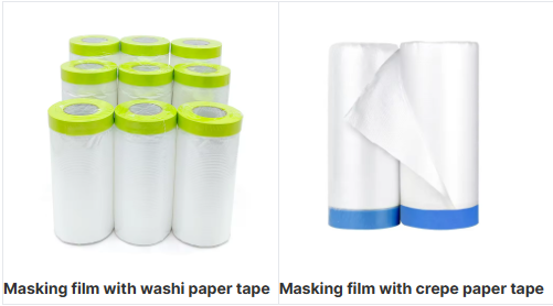 Washi Indoor Masking Film Wall Spray Plastic Paint Masking Film