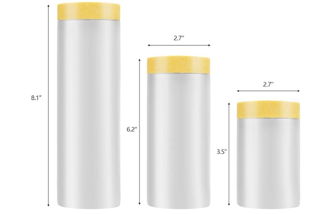 Disposable Painting Covering Adhesive Tape Film Paper Paint Masking Protective Film
