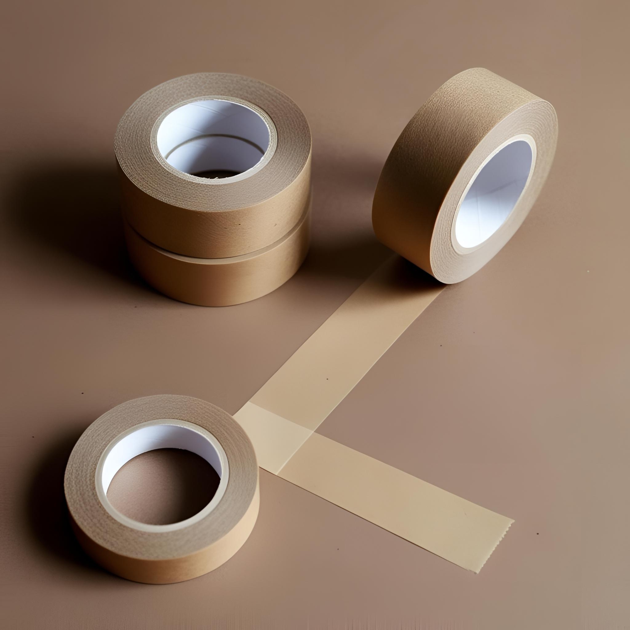 Nature Rubber Glue Printable Gummed Packing Self-Adhesive Kraft Paper Tape