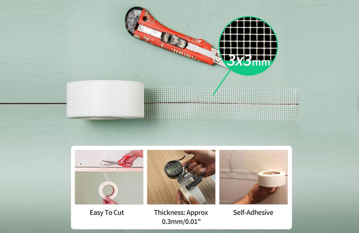 90m*5cm Self Adhesive Reinforced Tape Fiberglass 90m*5cm Self Adhesive Reinforced Tape Fiberglass