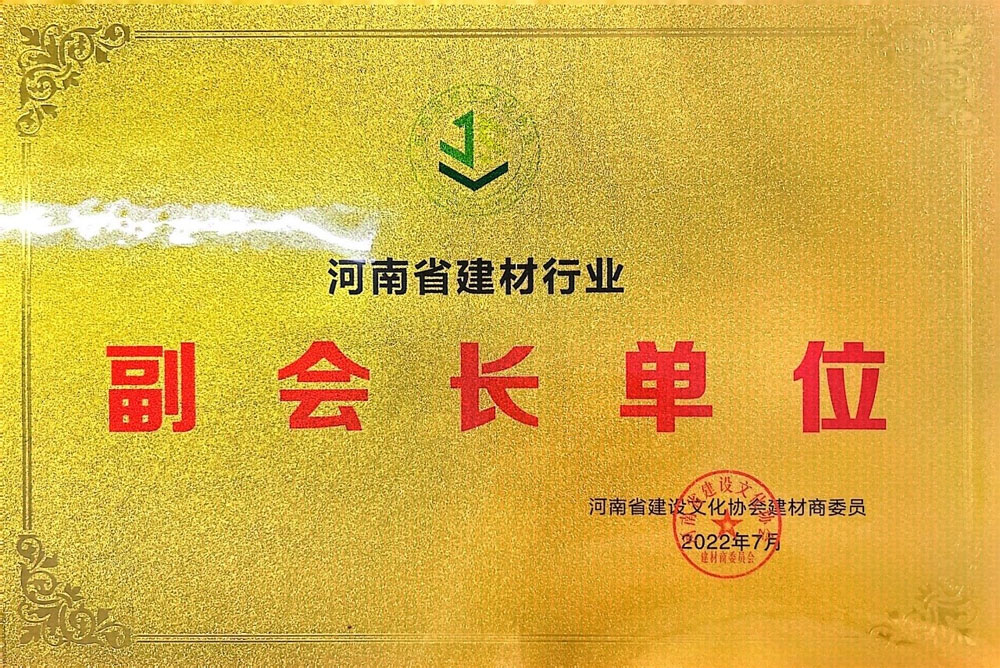 Chairman of China Henan Building Materials Industry Association