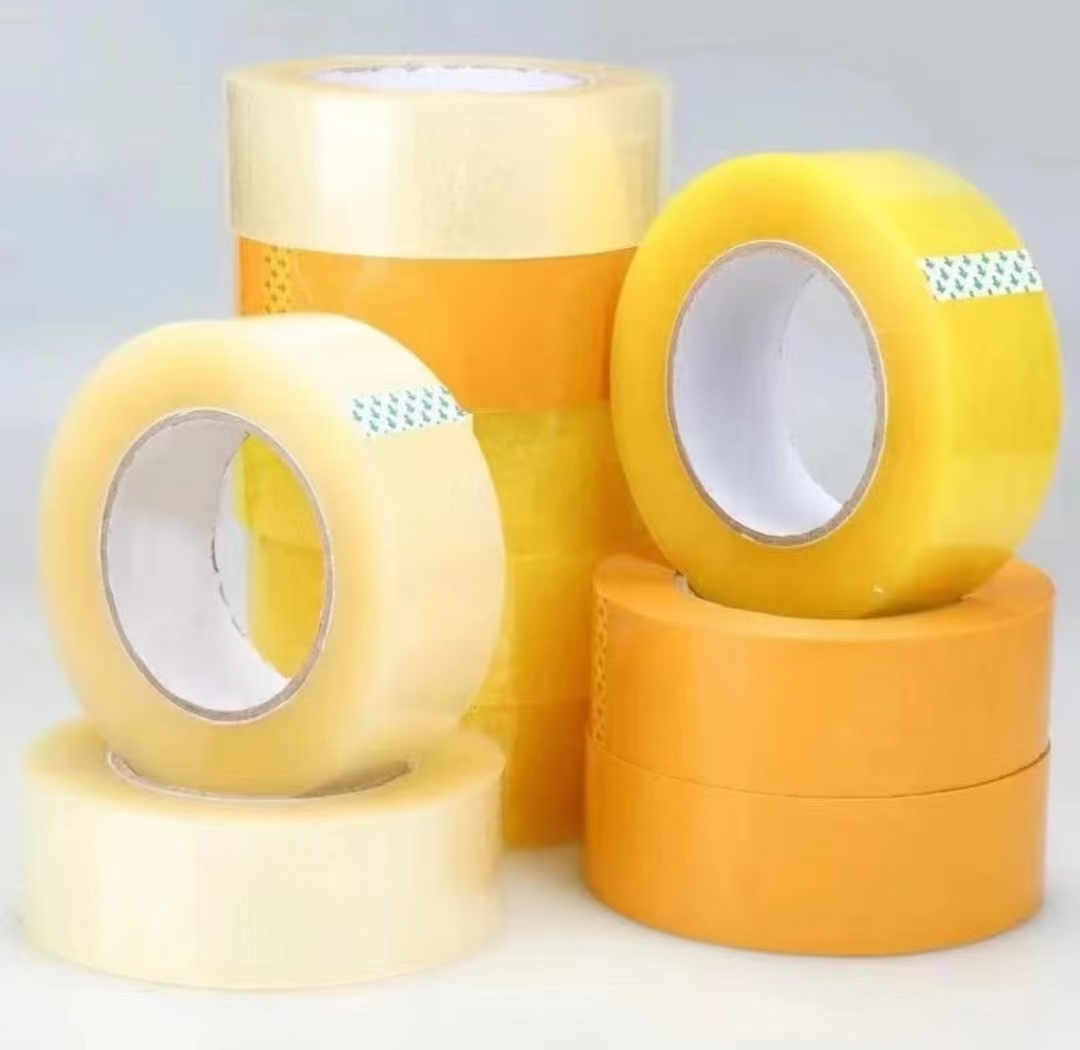Premium Strong Yellowish Clear Transparent BOPP Packing Self-adhesive Tape
