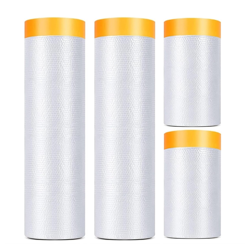 Disposable Painting Covering Adhesive Tape Film Paper Paint Masking Protective Film