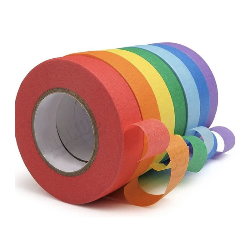 Rubber Wall Decoration Painting Pleated Paper Self Adhesive Masking Tape