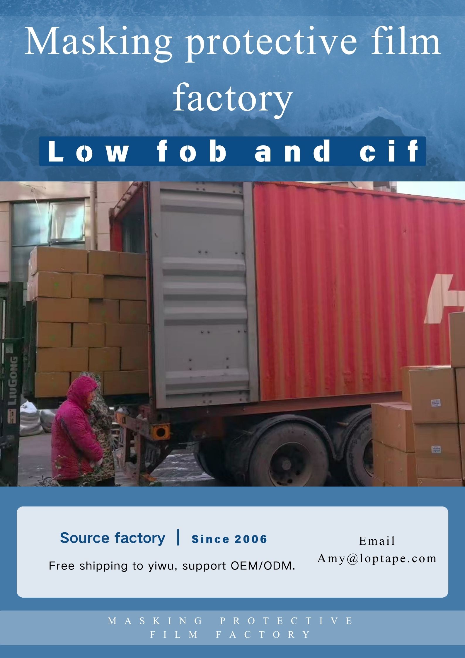 Painter's masking film Painter's masking film