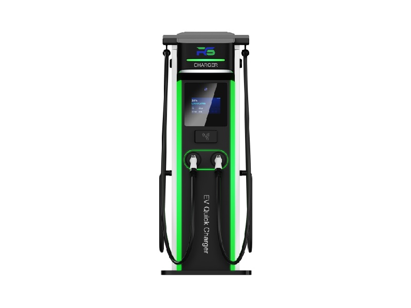 Floor Standing 80A*2 EV Charger for US Public Commercial Area