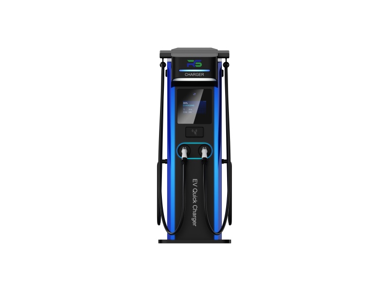 Floor Standing 80A*2 EV Charger for US Public Commercial Area