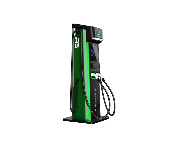 Floor Standing 80A*2 EV Charger for US Public Commercial Area