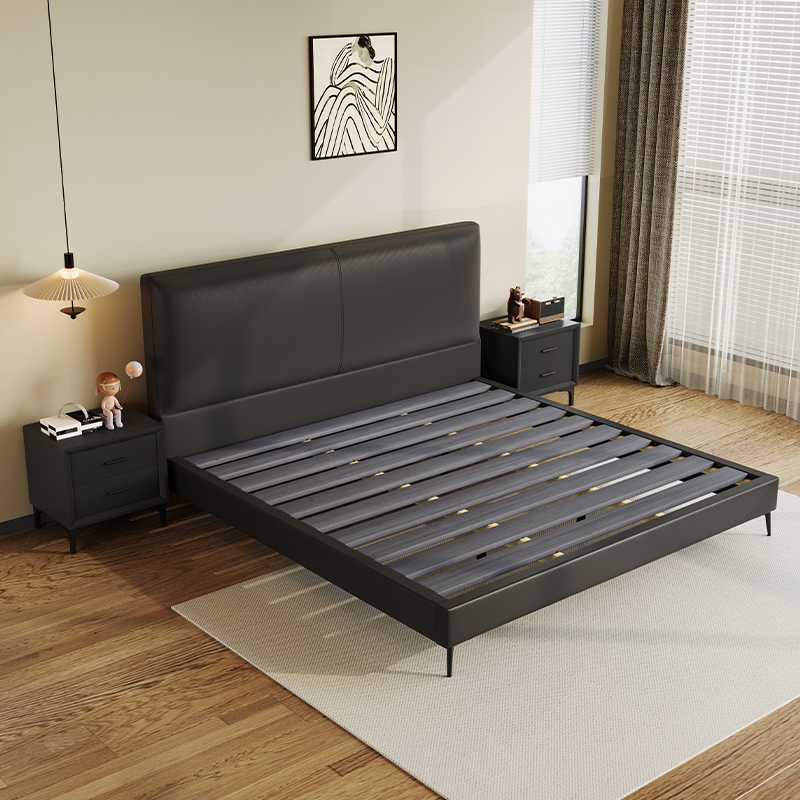 upholstered twin bed