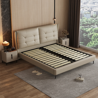 Spații de locuit Pat twin tapițat alb King