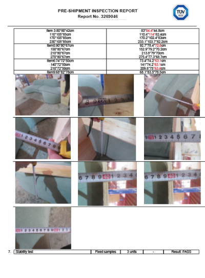 INSPECCIÓN PREVIA AL EMBARQUE