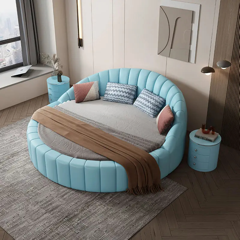 round bed frame