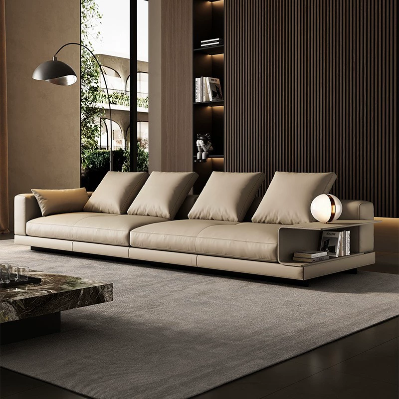 Set canapea modernă și confortabilă din piele cu 4 locuri pentru living