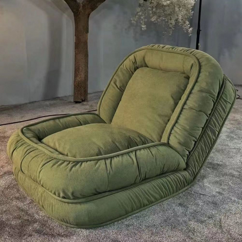 Canapea fotoliu modernă din material textil pentru agrement