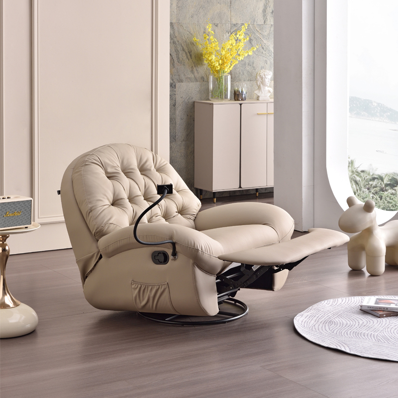 가정용 전기 가죽 리클라이너 의자