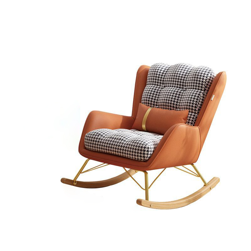 Mecedora de lujo con otomana para sala de estar