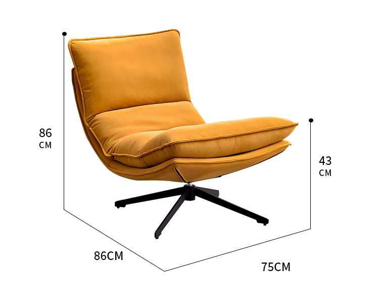 패브릭 회전 의자 세트 소파 의자