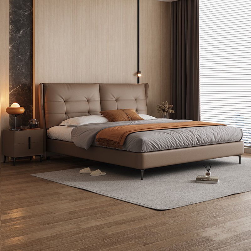 queen upholstered bed frame
