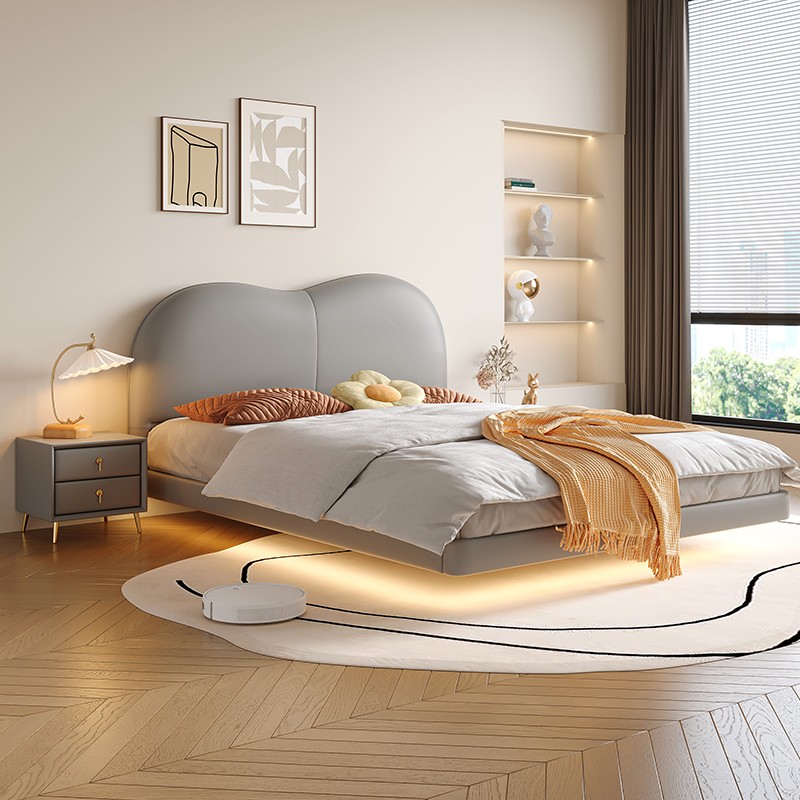 Minimalism Floating Bed