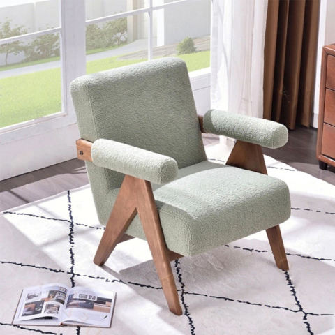 Scaun de relaxare pentru mobilier de living modern și de lux ușor