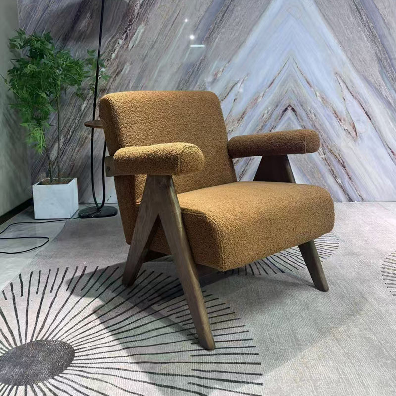 Scaun de relaxare pentru mobilier de living modern și de lux ușor