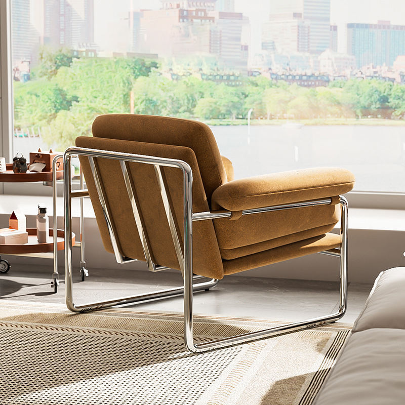 Scaun de agrement cu pernă de catifea moale pentru casă