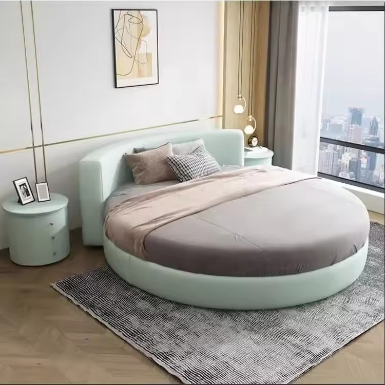 round bed frame