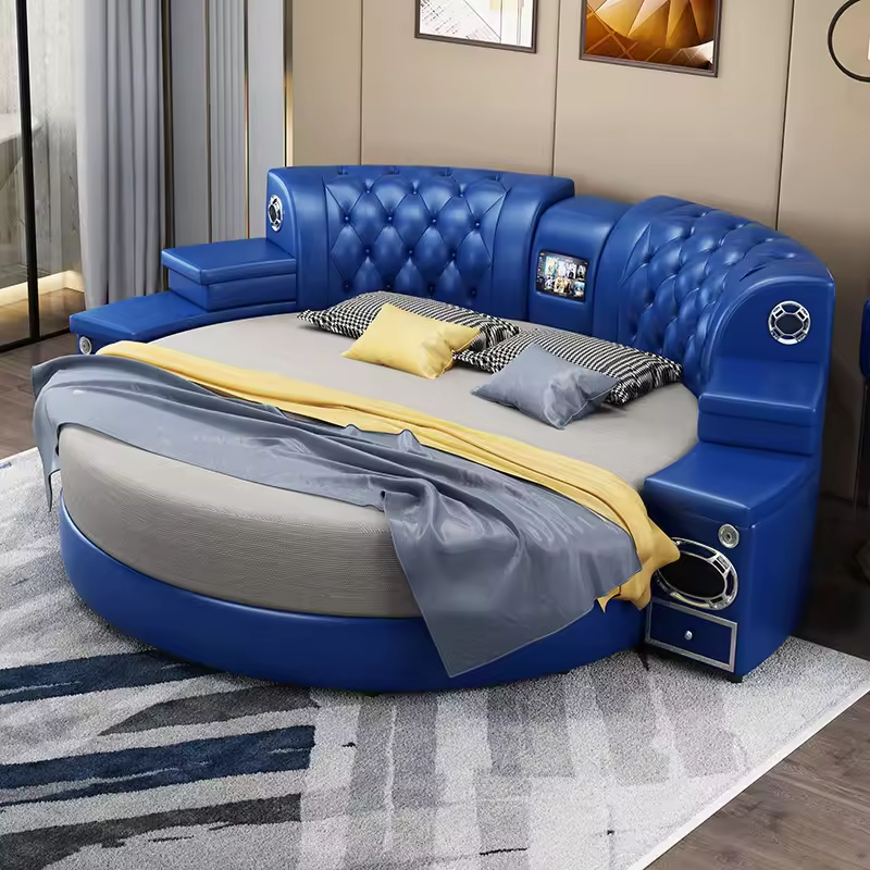 round bed frame
